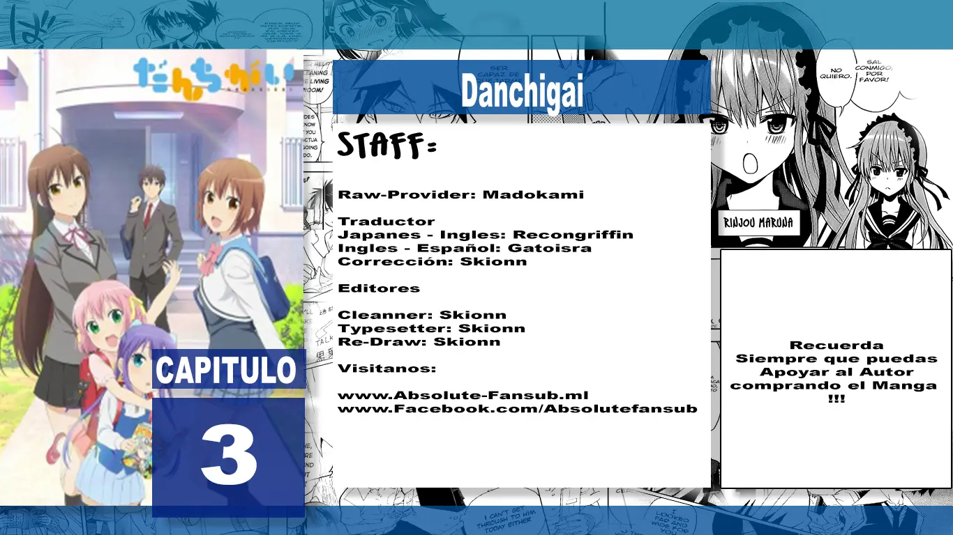 Danchigai capítulo 3, página 1