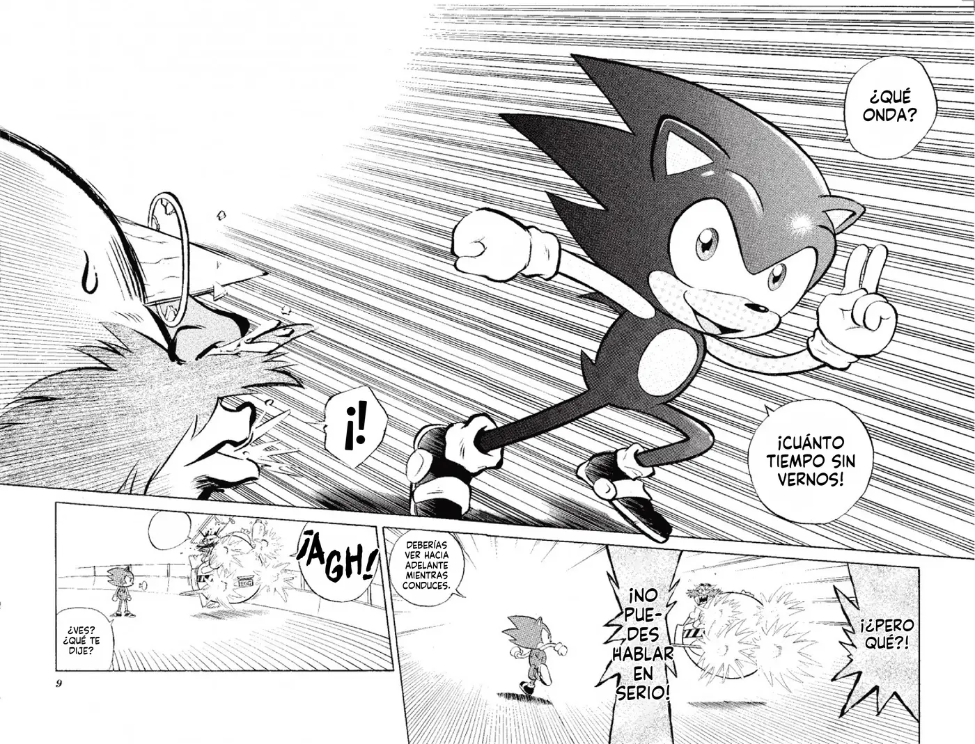 Dash & Spin: Hyper Speed Sonic capítulo 1, página 12