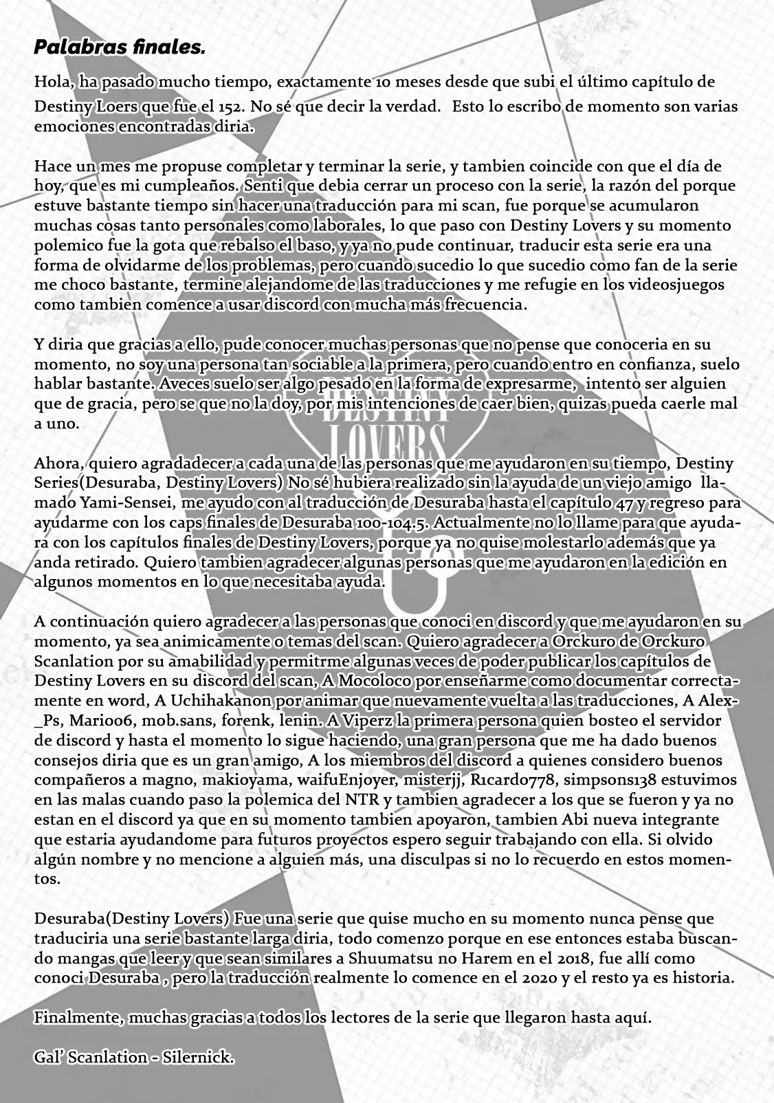 Destiny Lovers capítulo 159, página 27