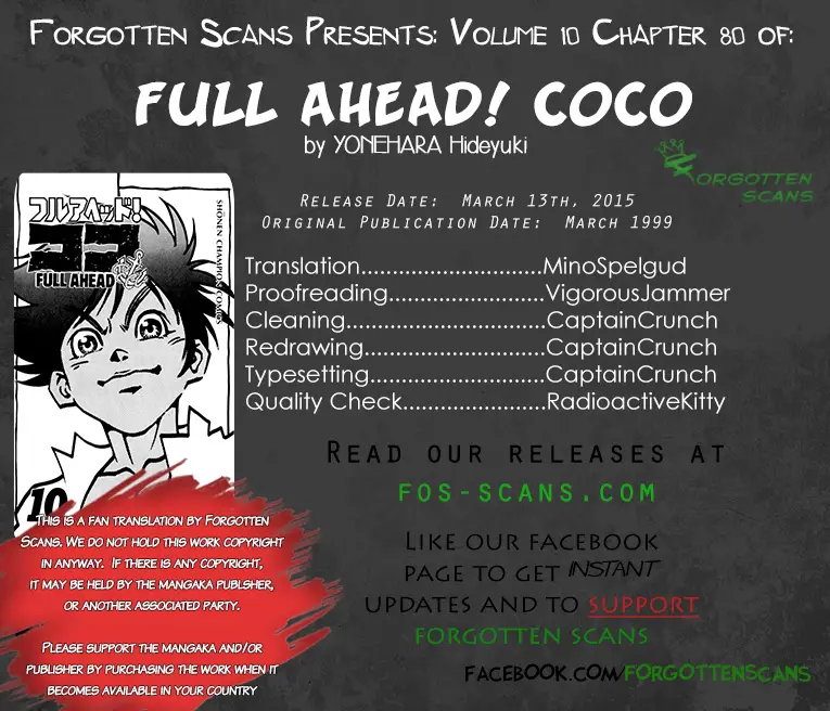 Full Ahead! Coco capítulo 80, página 2
