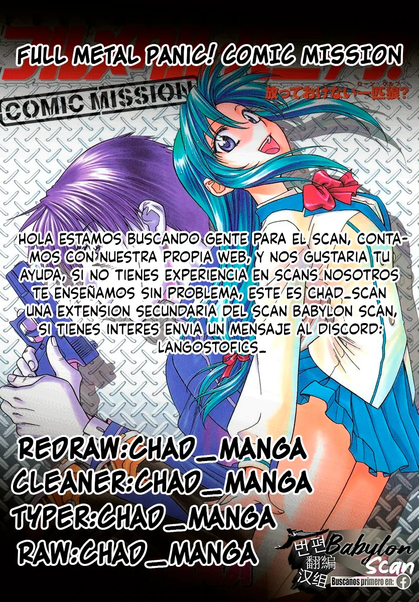 Full Metal Panic! COMIC MISSION capítulo 1, página 33