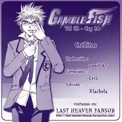 Gamble Fish capítulo 14, página 1