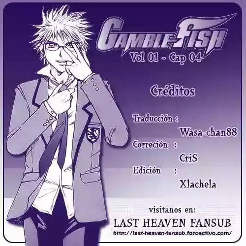 Gamble Fish capítulo 4, página 1