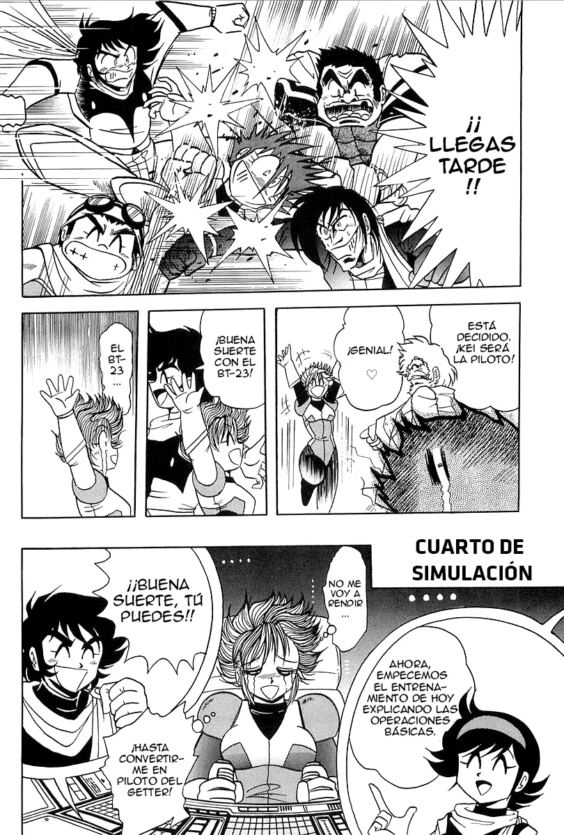 Getter Robo Daikessen! Comic capítulo 8, página 2