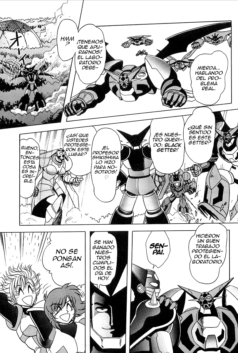 Getter Robo Daikessen! Comic capítulo 8, página 13