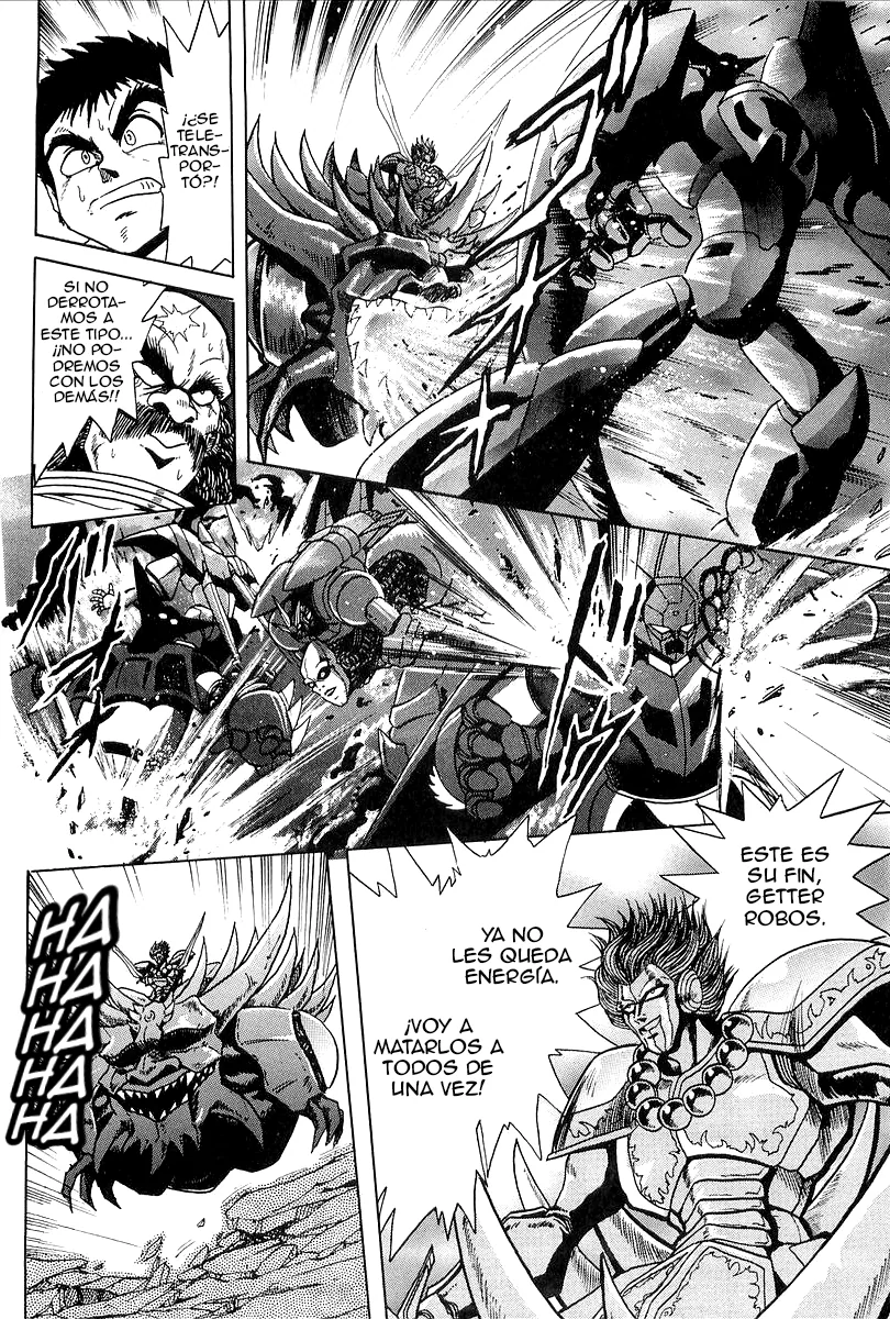 Getter Robo Daikessen! Comic capítulo 8, página 16