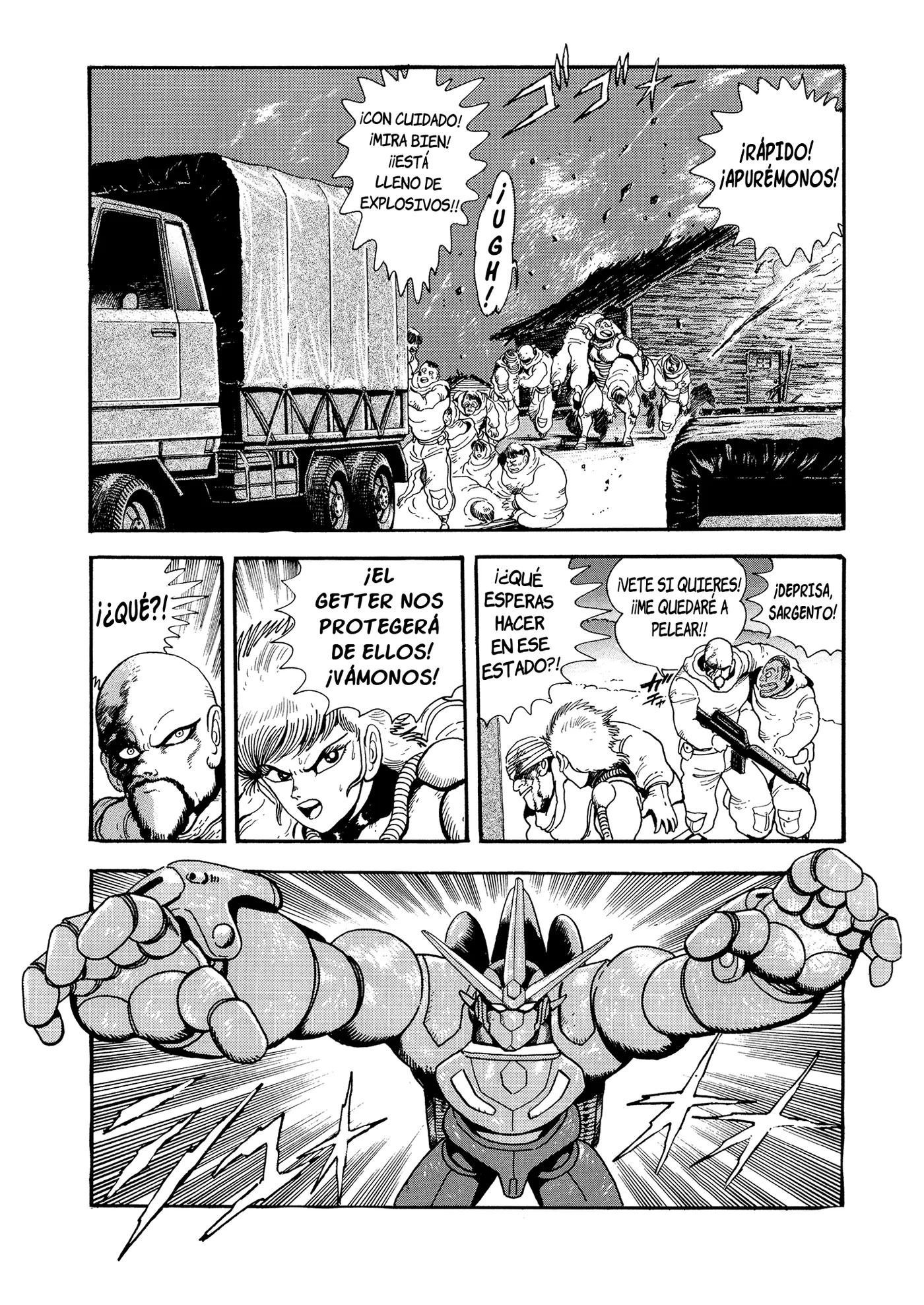 Getter Robo Go capítulo 7, página 34