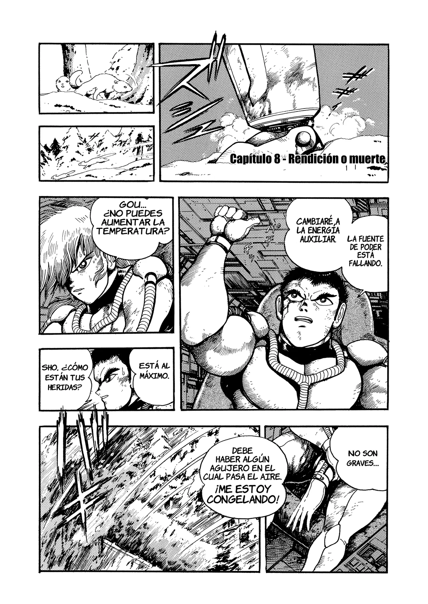 Getter Robo Go capítulo 8, página 1