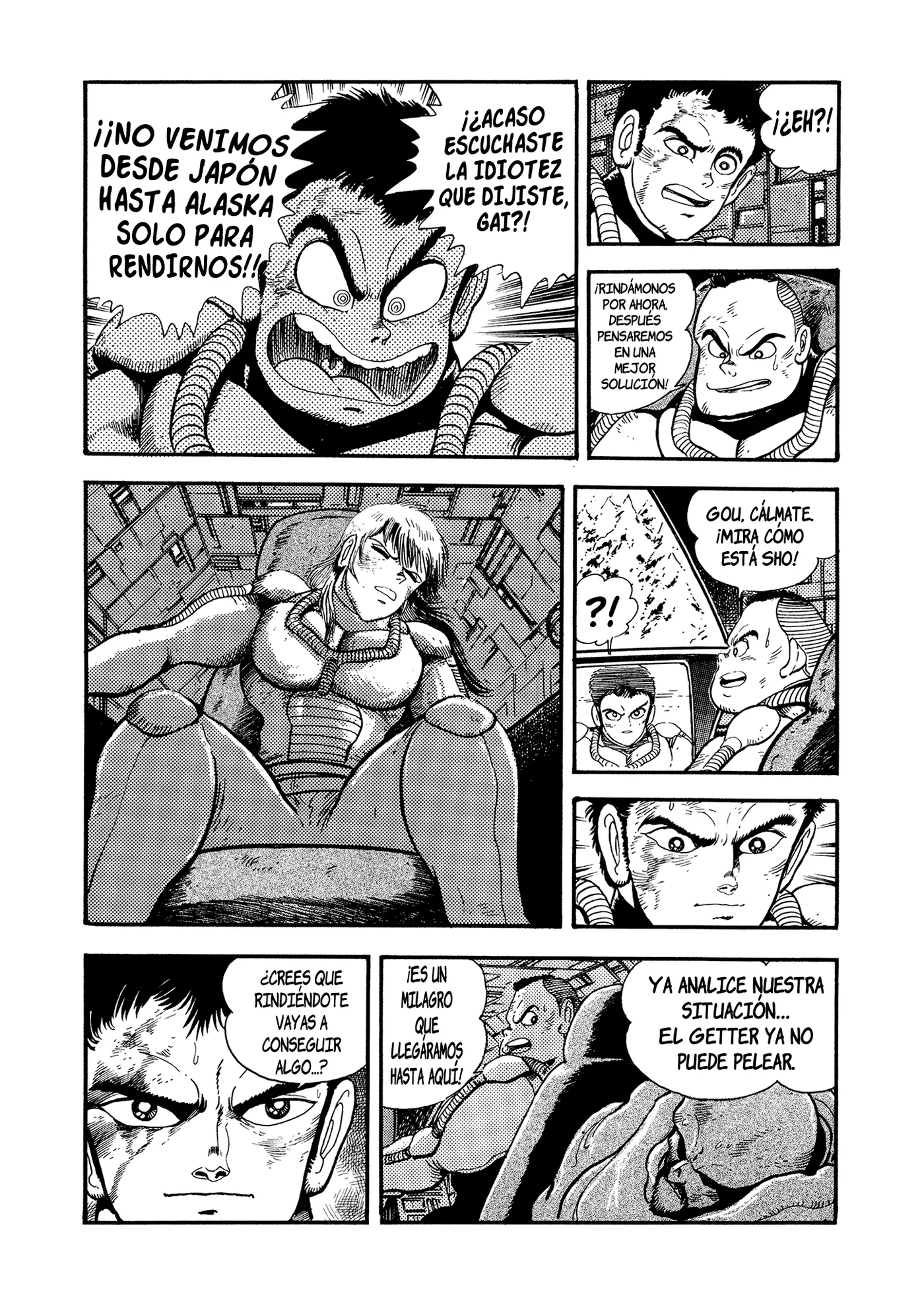 Getter Robo Go capítulo 8, página 4