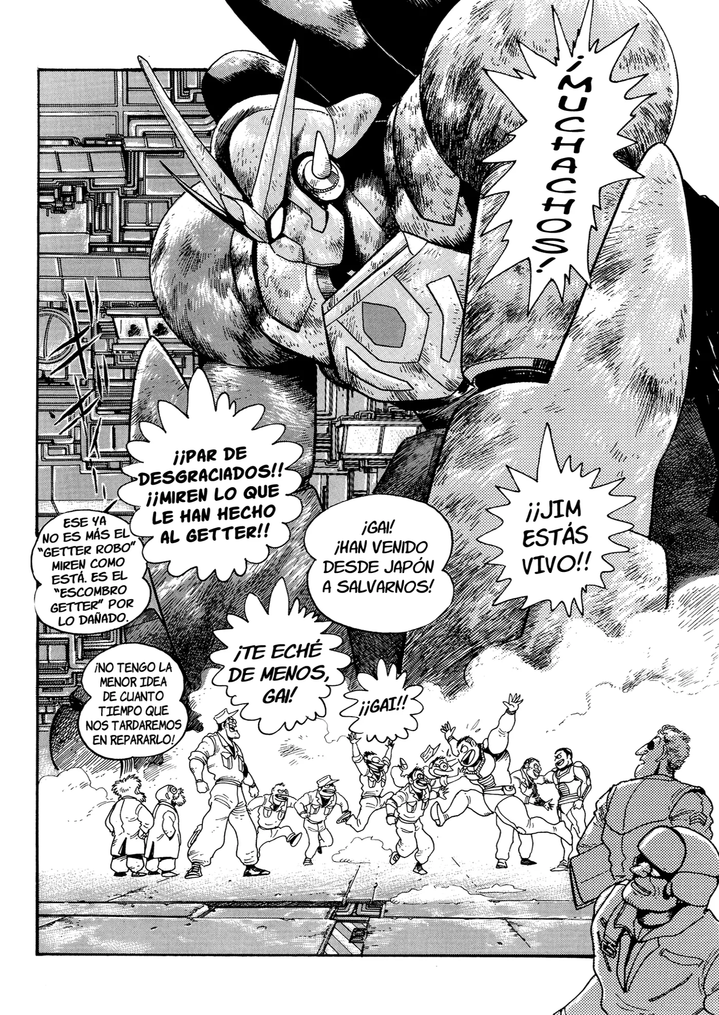 Getter Robo Go capítulo 8, página 40