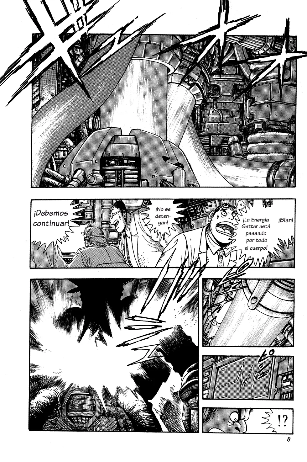 Getter Robo capítulo 0, página 12