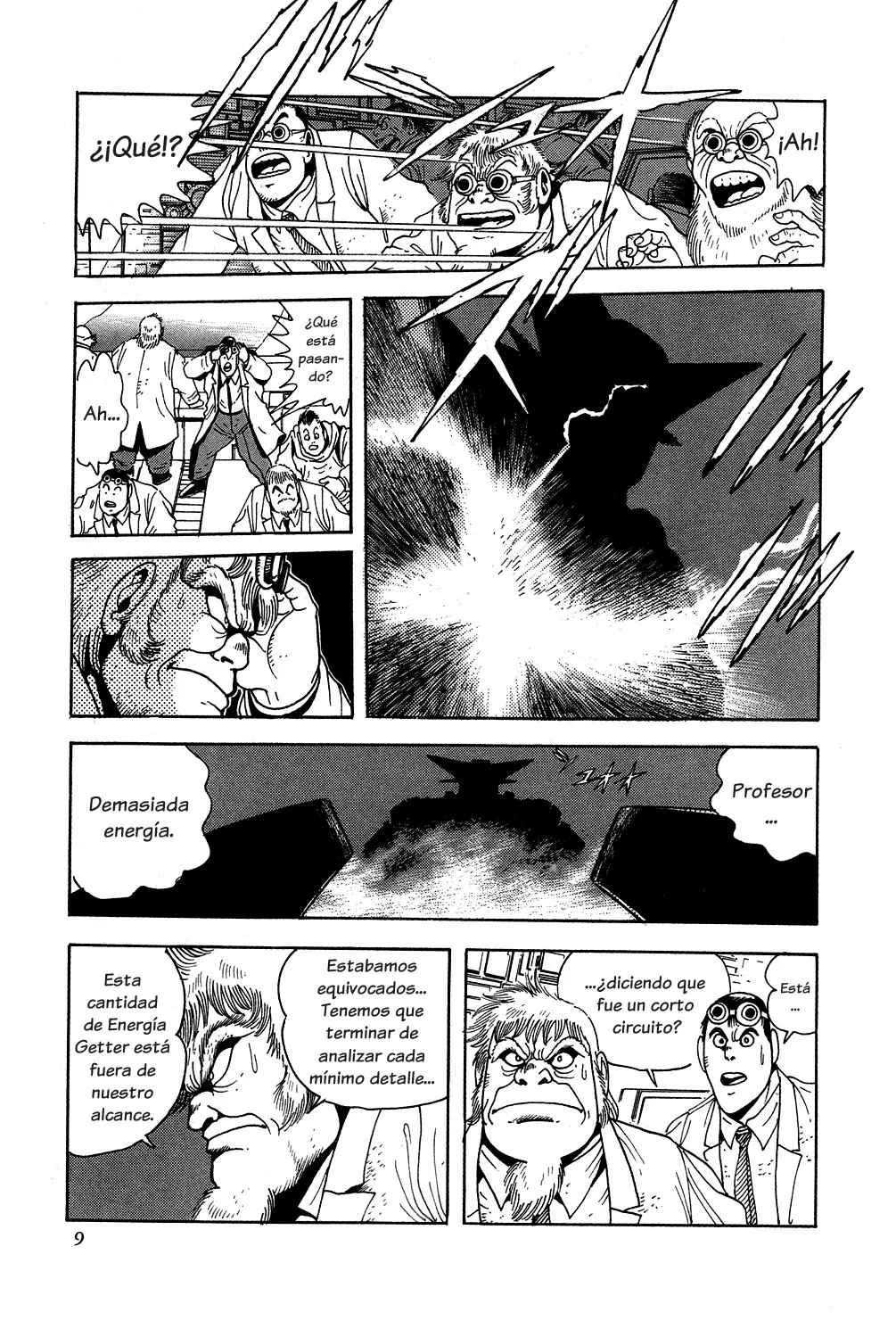 Getter Robo capítulo 0, página 13