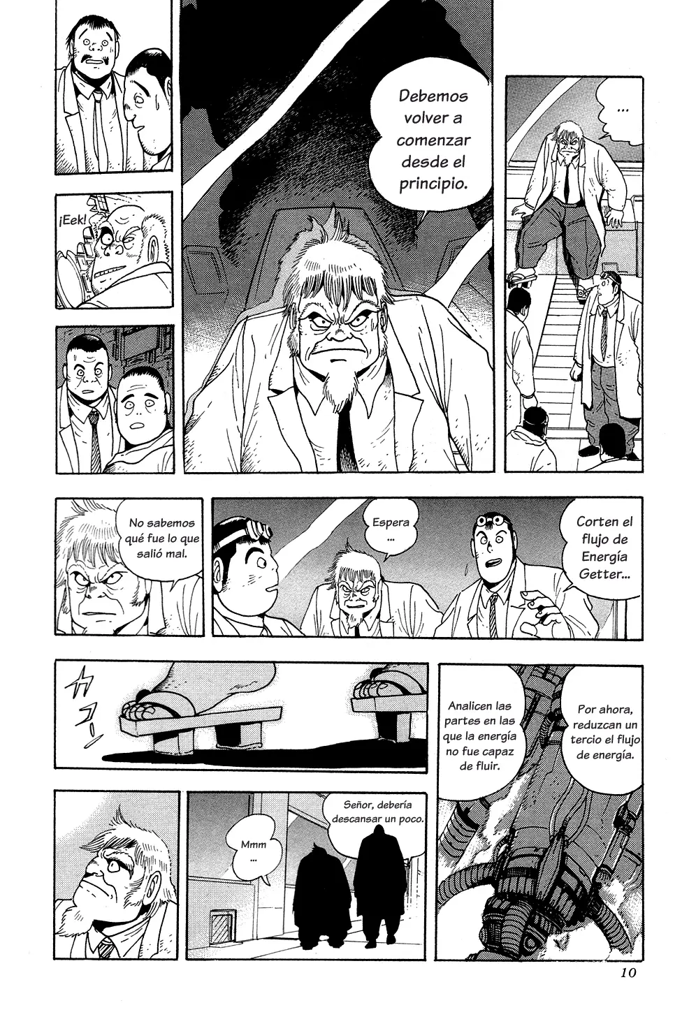 Getter Robo capítulo 0, página 14