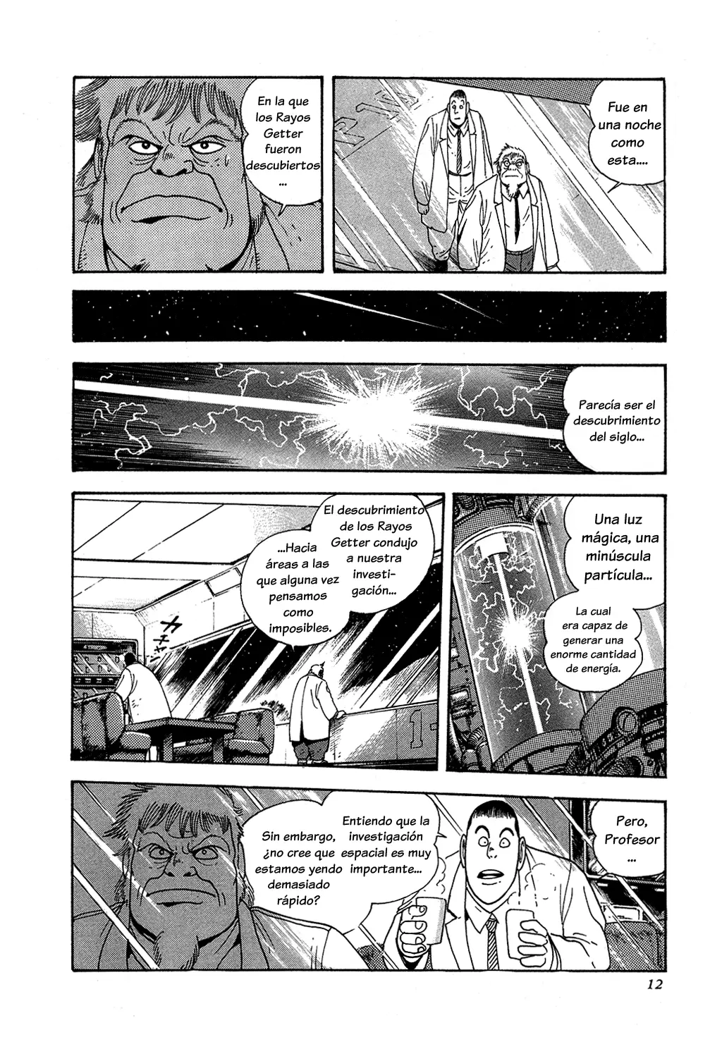 Getter Robo capítulo 0, página 16