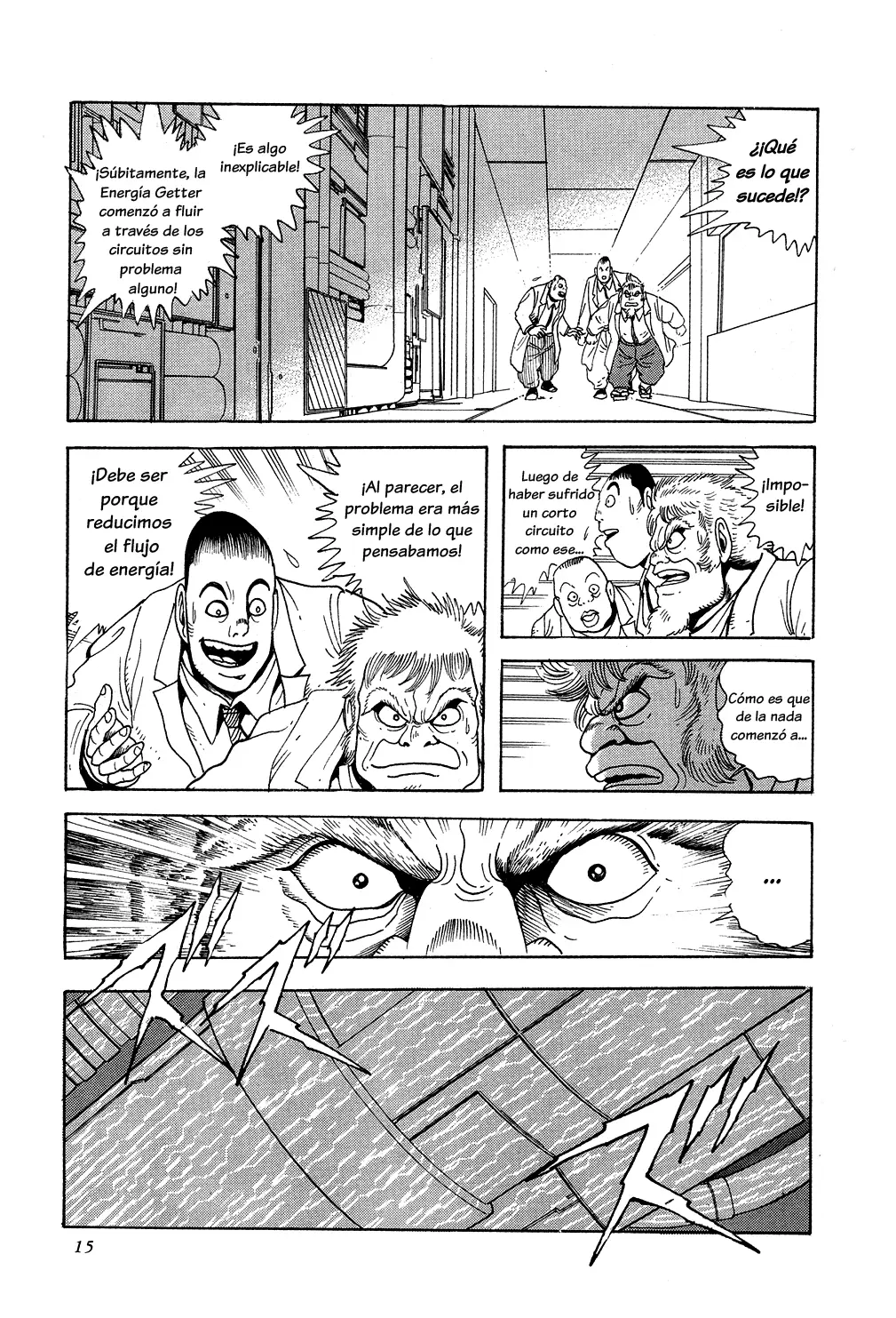 Getter Robo capítulo 0, página 19