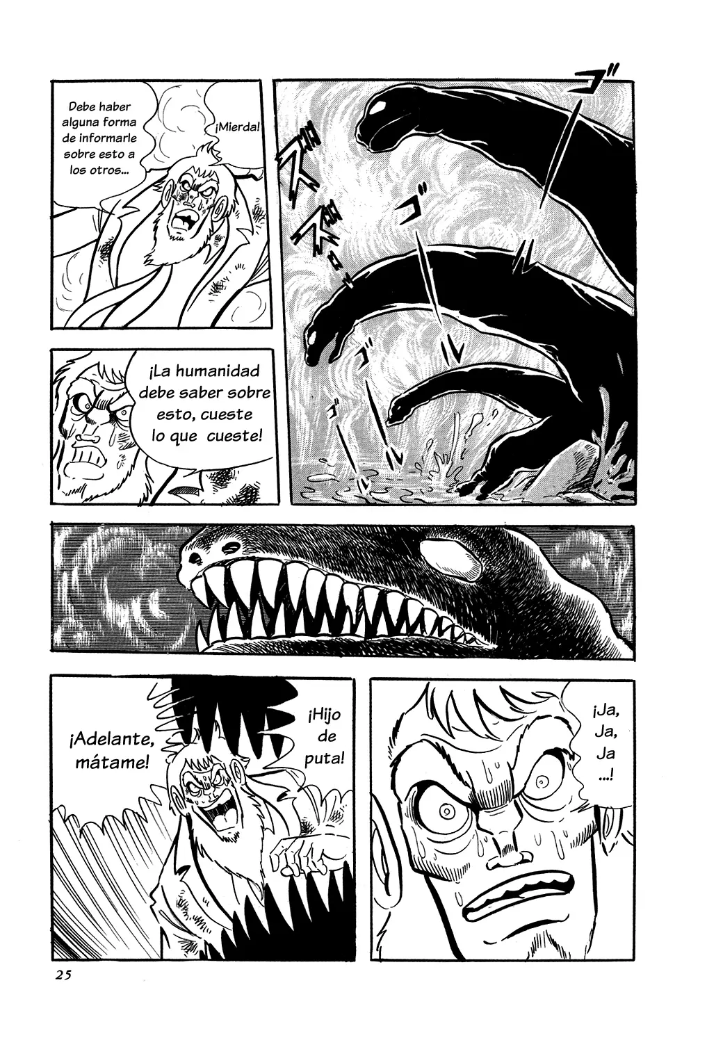 Getter Robo capítulo 0, página 28