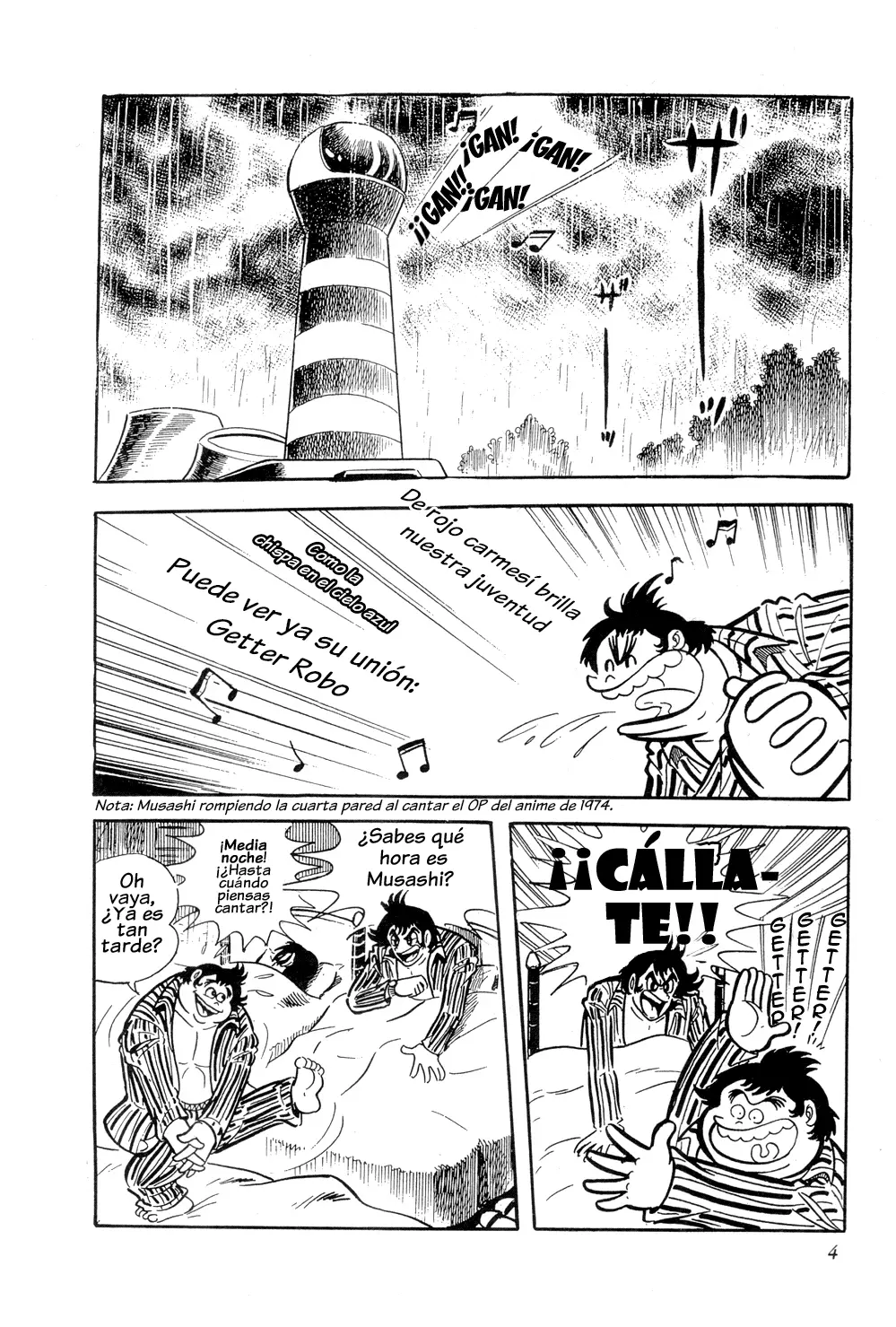 Getter Robo capítulo 8, página 2