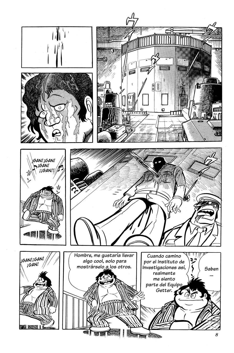 Getter Robo capítulo 8, página 6