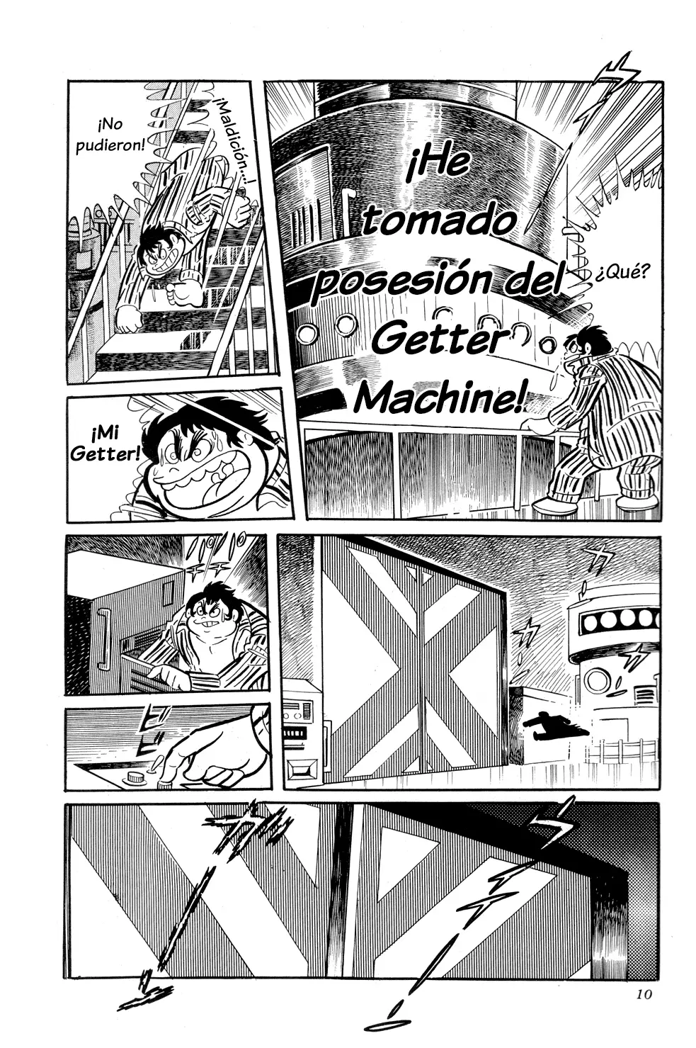 Getter Robo capítulo 8, página 8