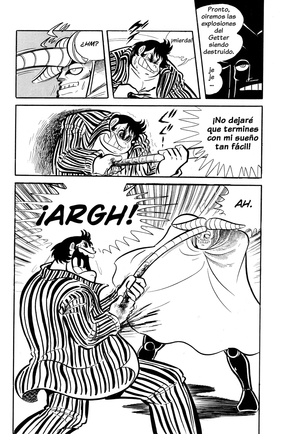 Getter Robo capítulo 8, página 13