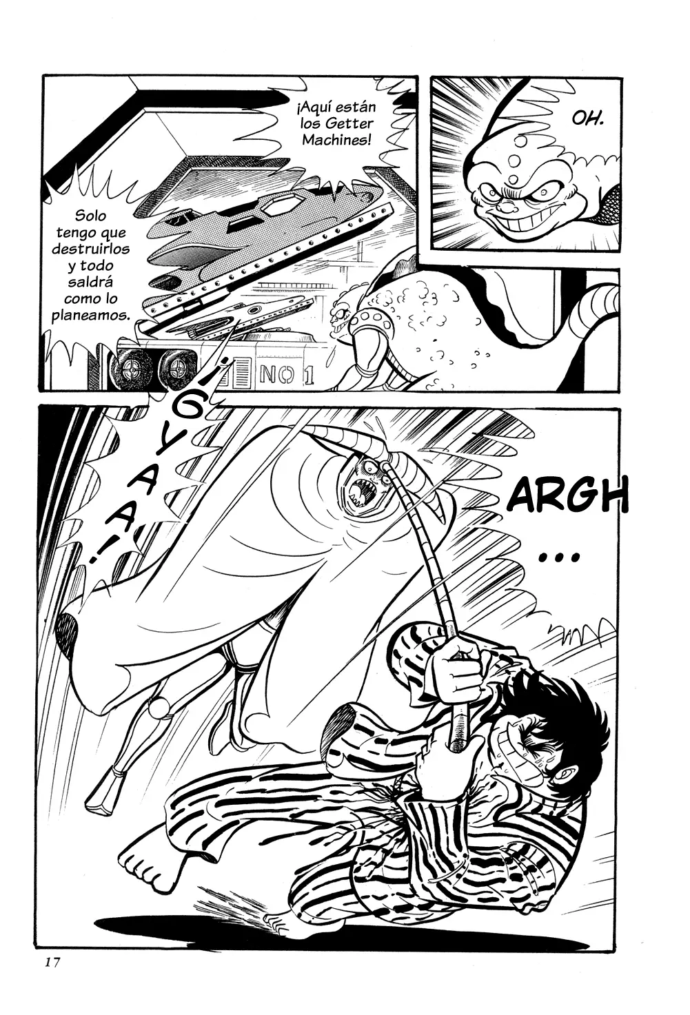 Getter Robo capítulo 8, página 15