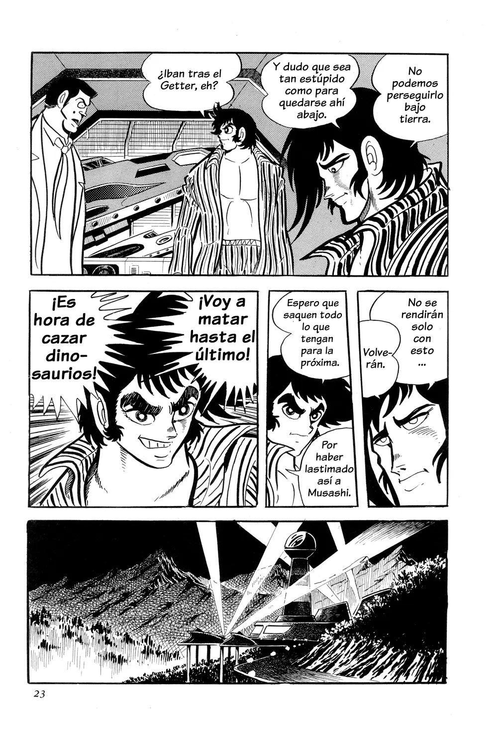 Getter Robo capítulo 8, página 21