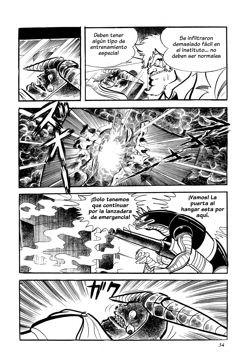Getter Robo capítulo 8, página 32