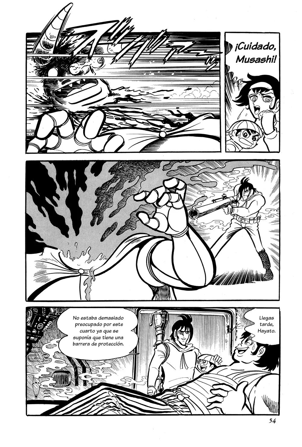 Getter Robo capítulo 8, página 52