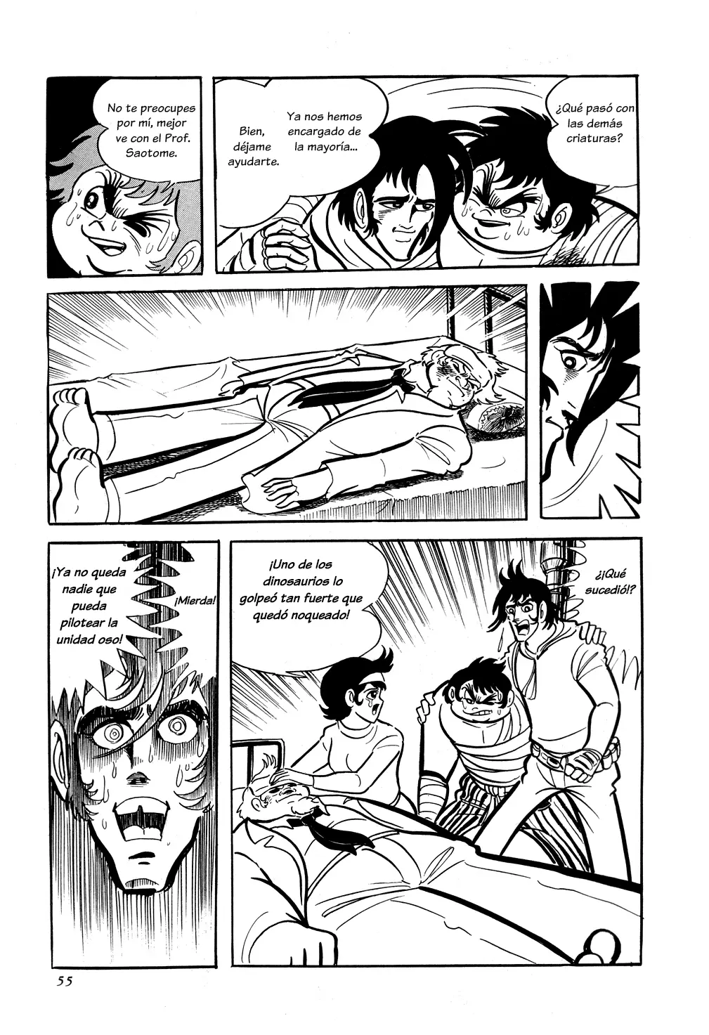 Getter Robo capítulo 8, página 53