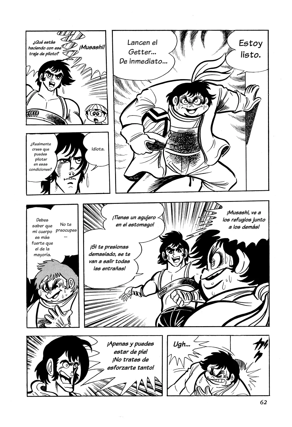 Getter Robo capítulo 8, página 59