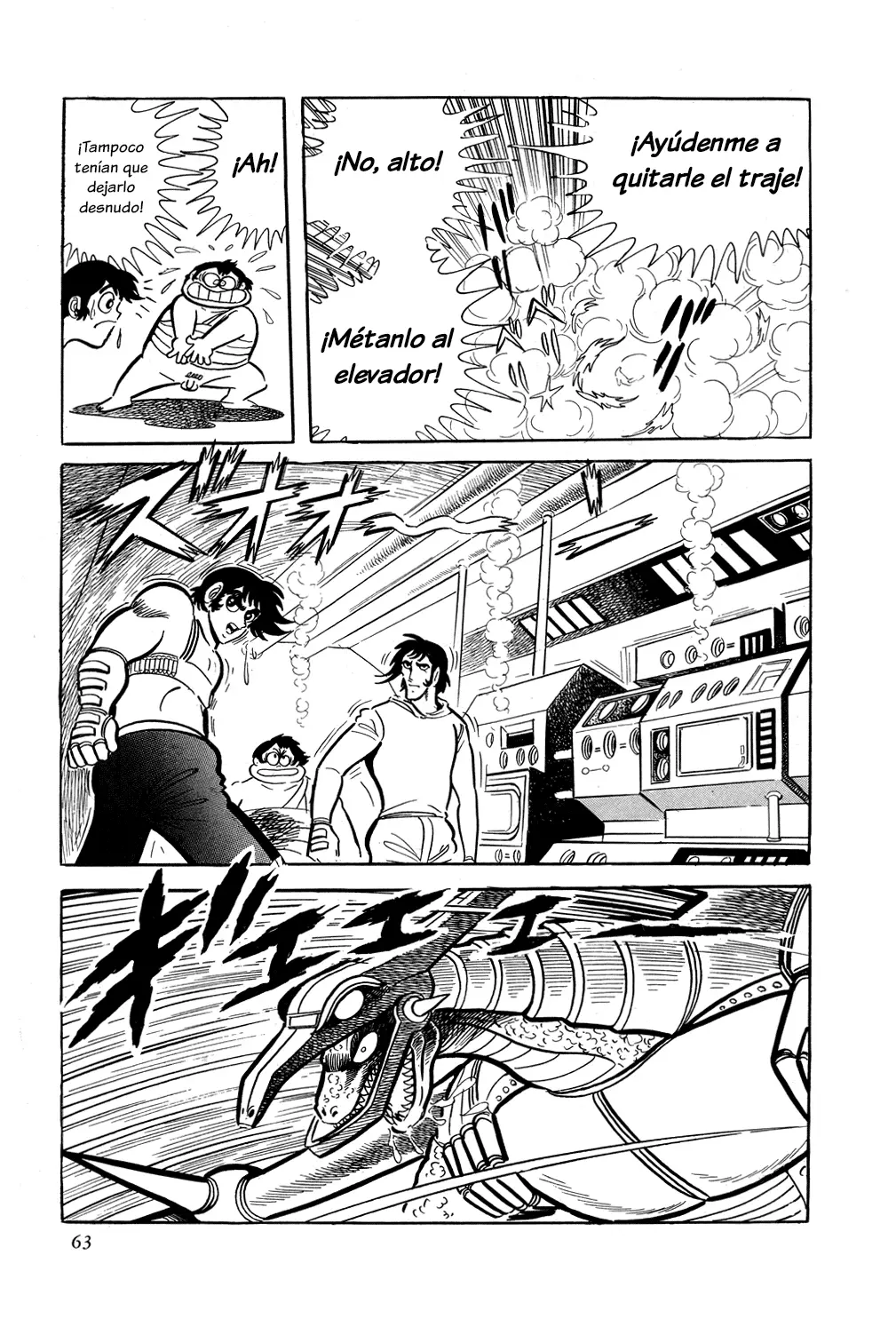 Getter Robo capítulo 8, página 60