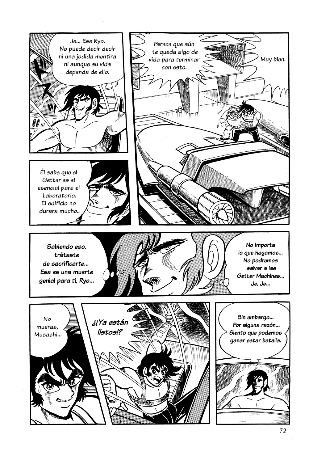 Getter Robo capítulo 8, página 69