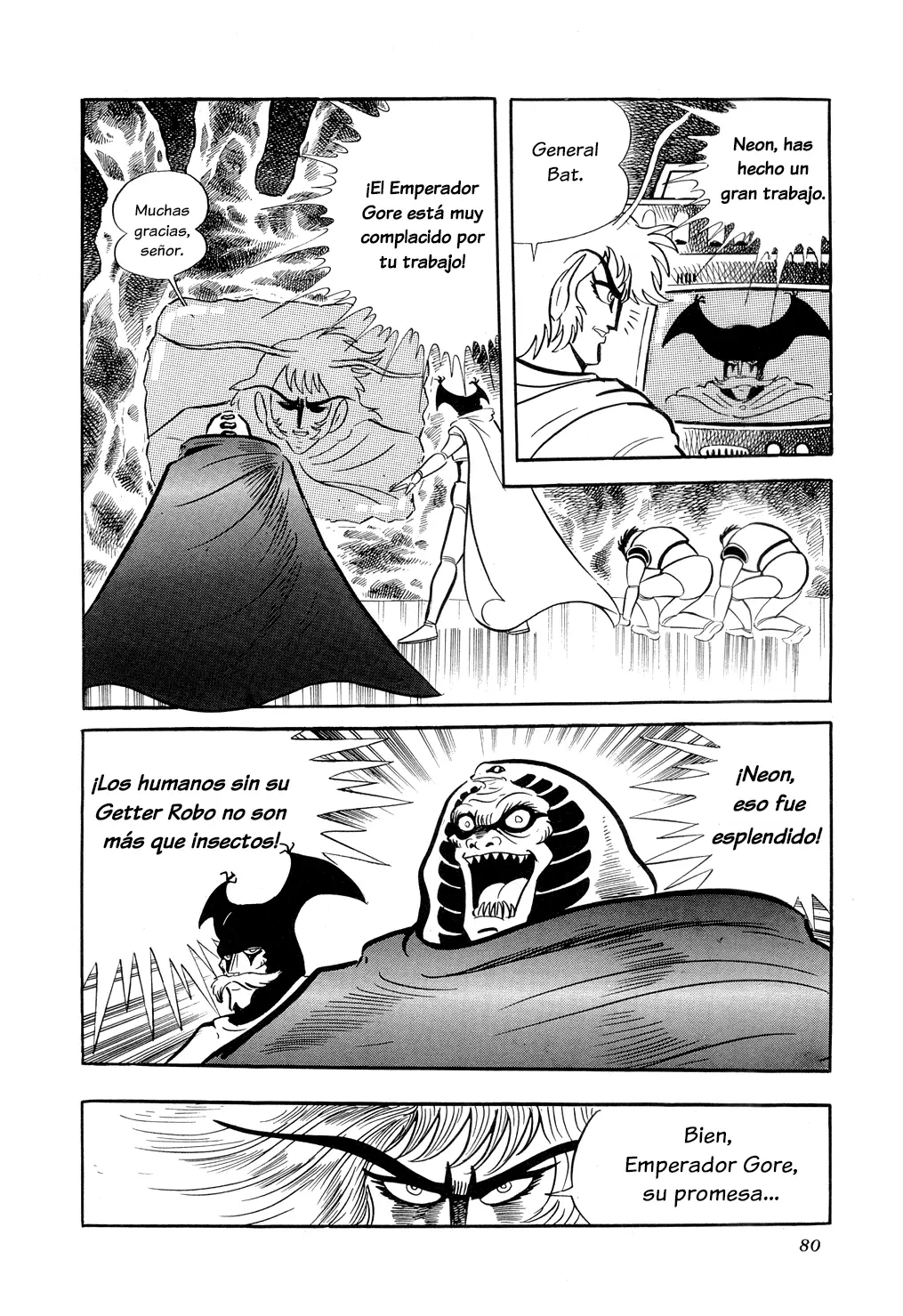 Getter Robo capítulo 8, página 77