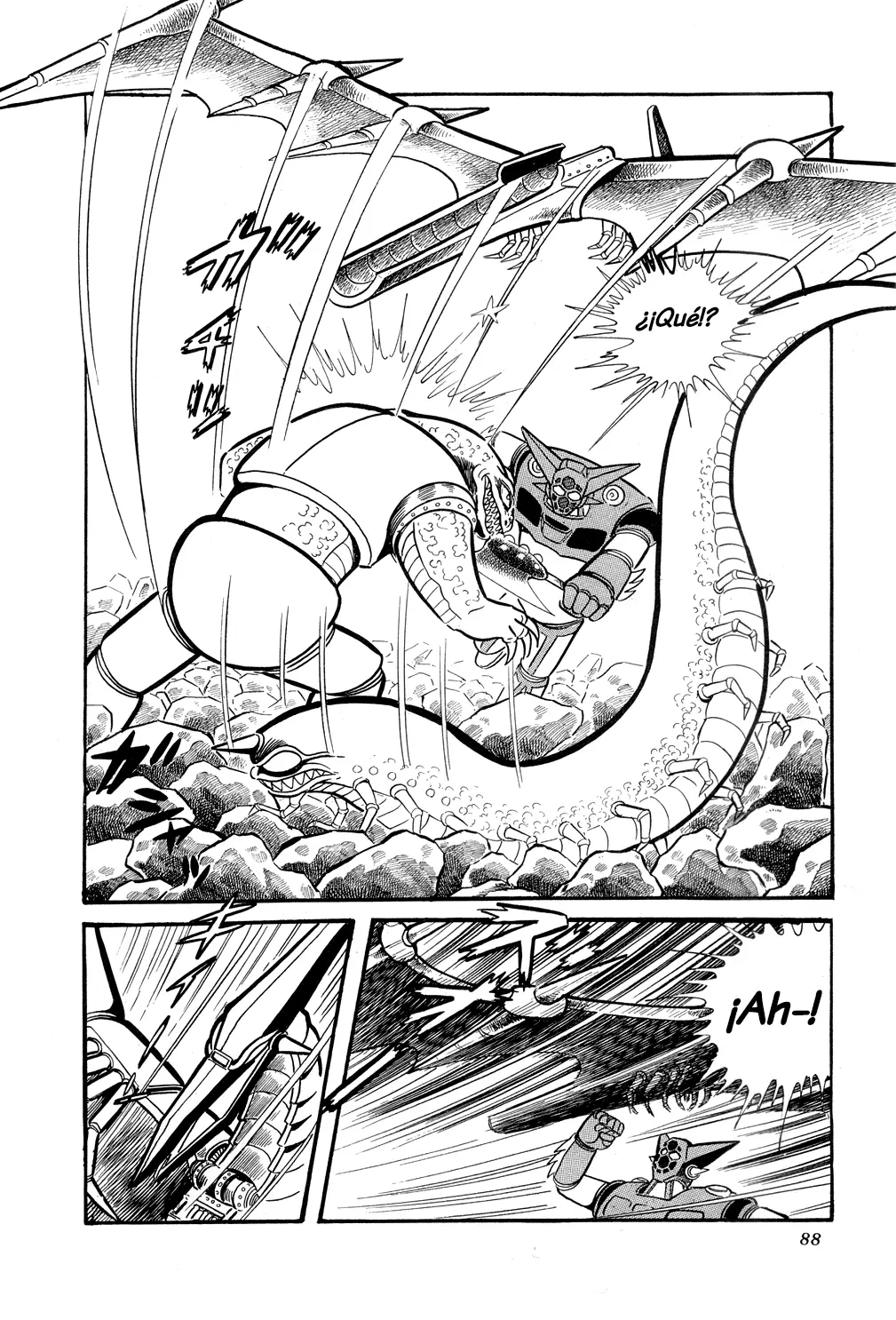 Getter Robo capítulo 8, página 85