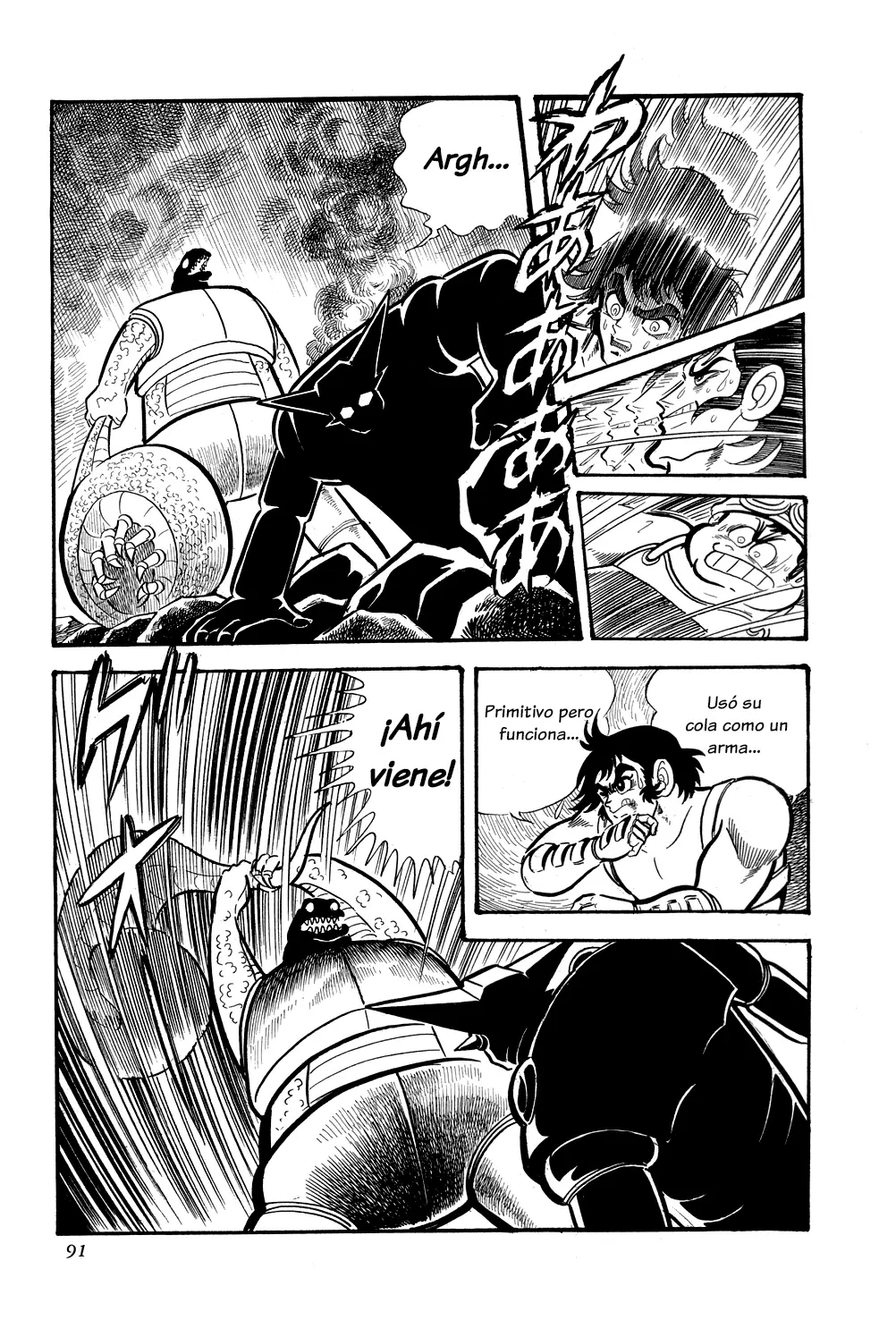 Getter Robo capítulo 8, página 88