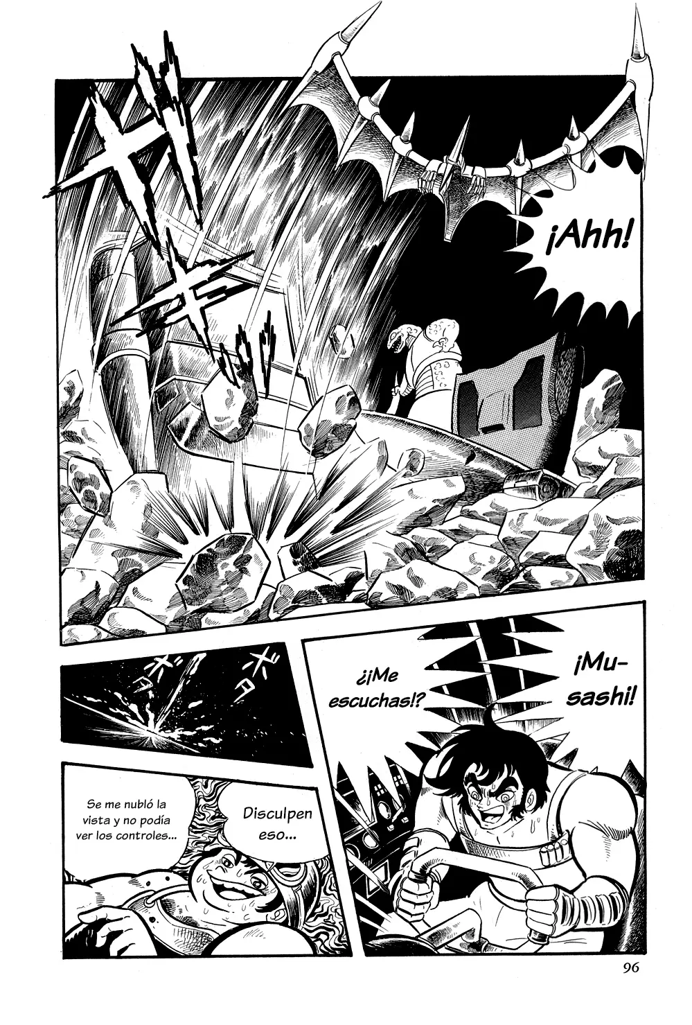 Getter Robo capítulo 8, página 93