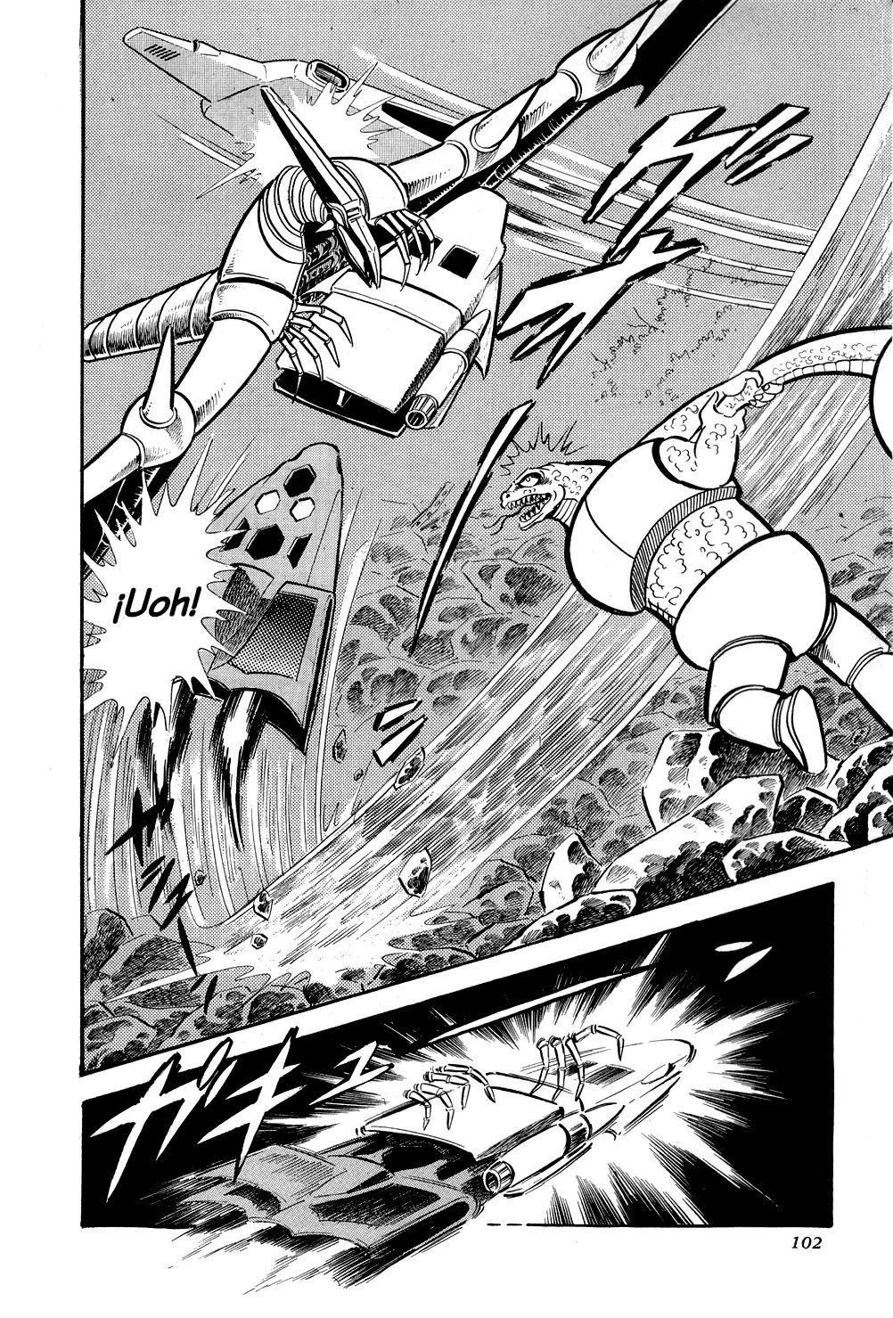 Getter Robo capítulo 8, página 99