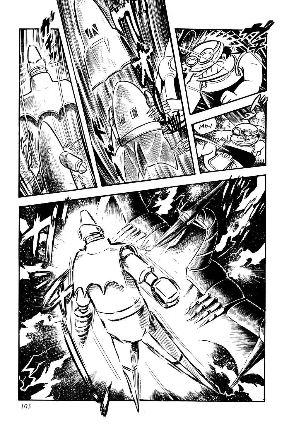 Getter Robo capítulo 8, página 100