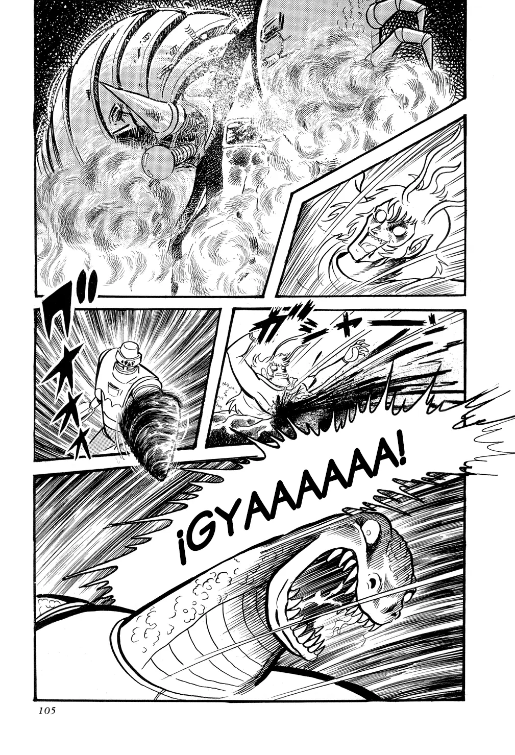 Getter Robo capítulo 8, página 102