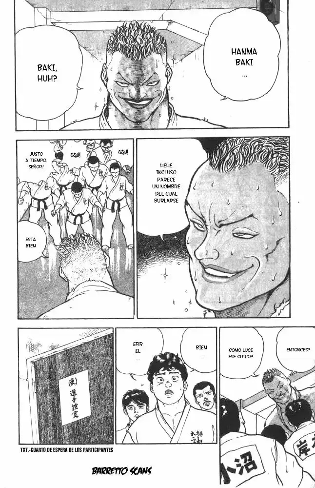 Grappler Baki capítulo 1, página 17