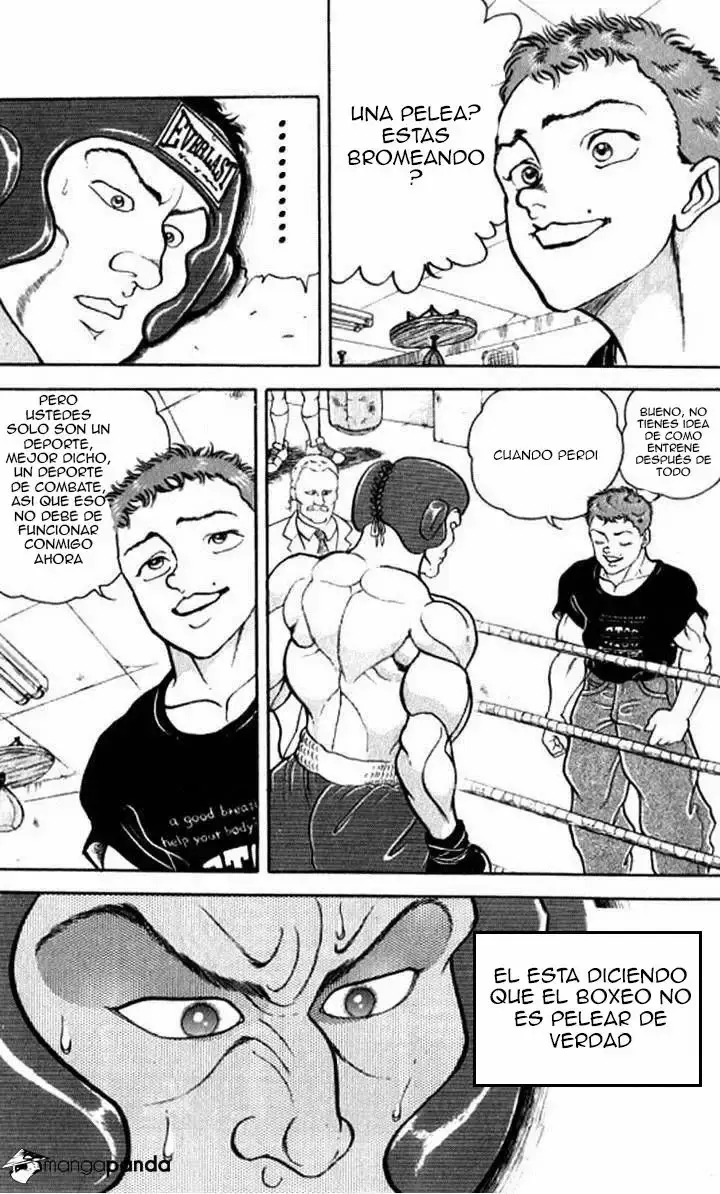 Grappler Baki capítulo 107, página 8