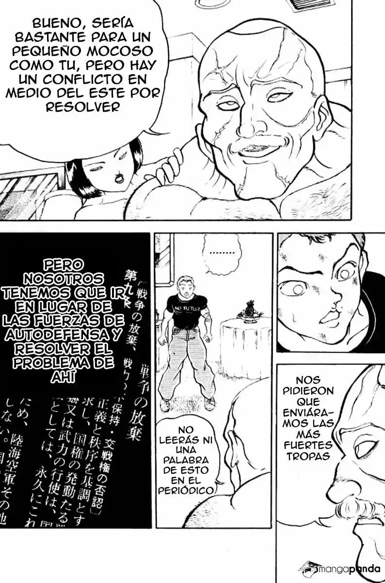 Grappler Baki capítulo 132, página 15