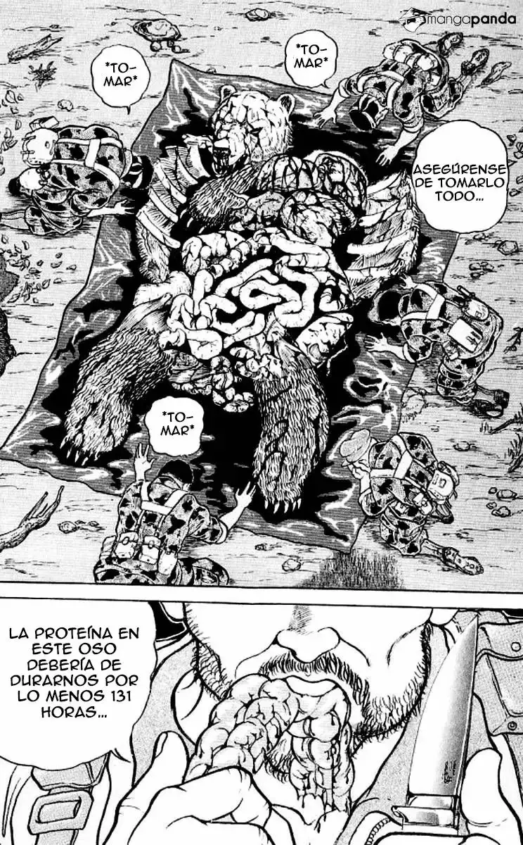Grappler Baki capítulo 132, página 19