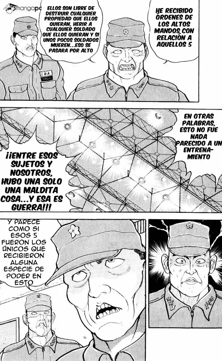 Grappler Baki capítulo 133, página 18