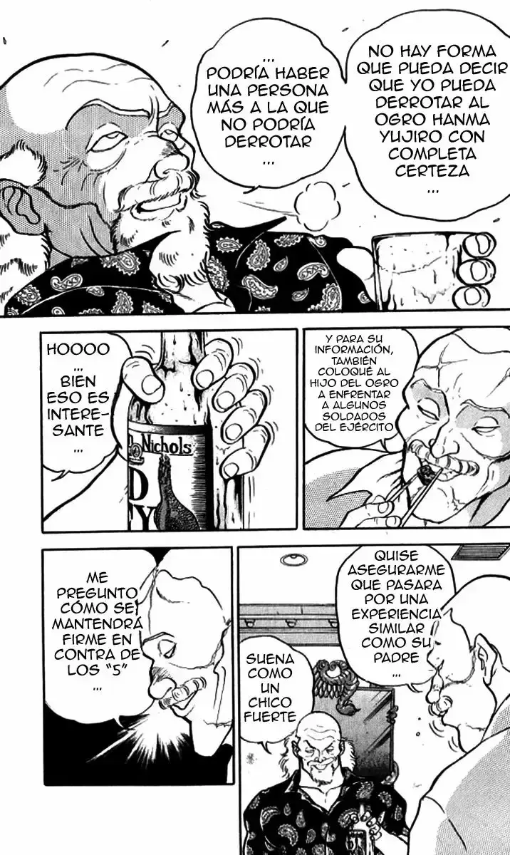 Grappler Baki capítulo 135, página 18