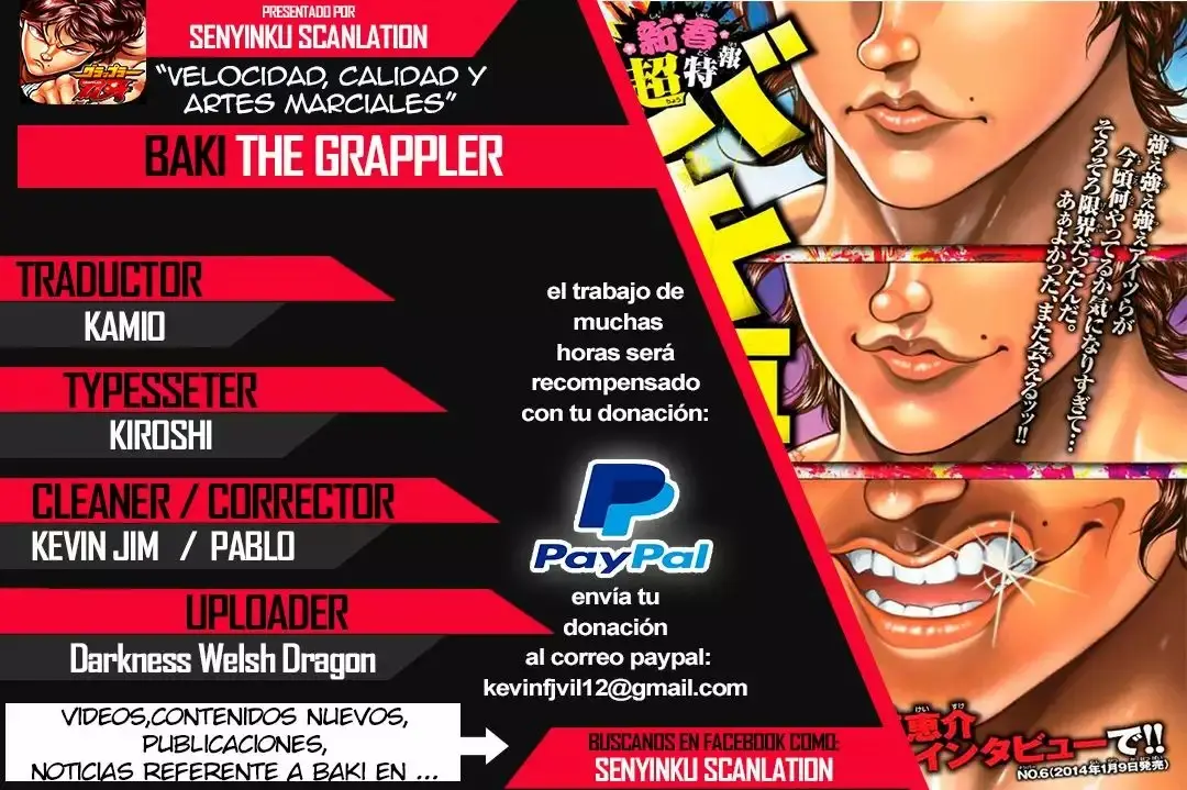 Grappler Baki capítulo 136, página 20