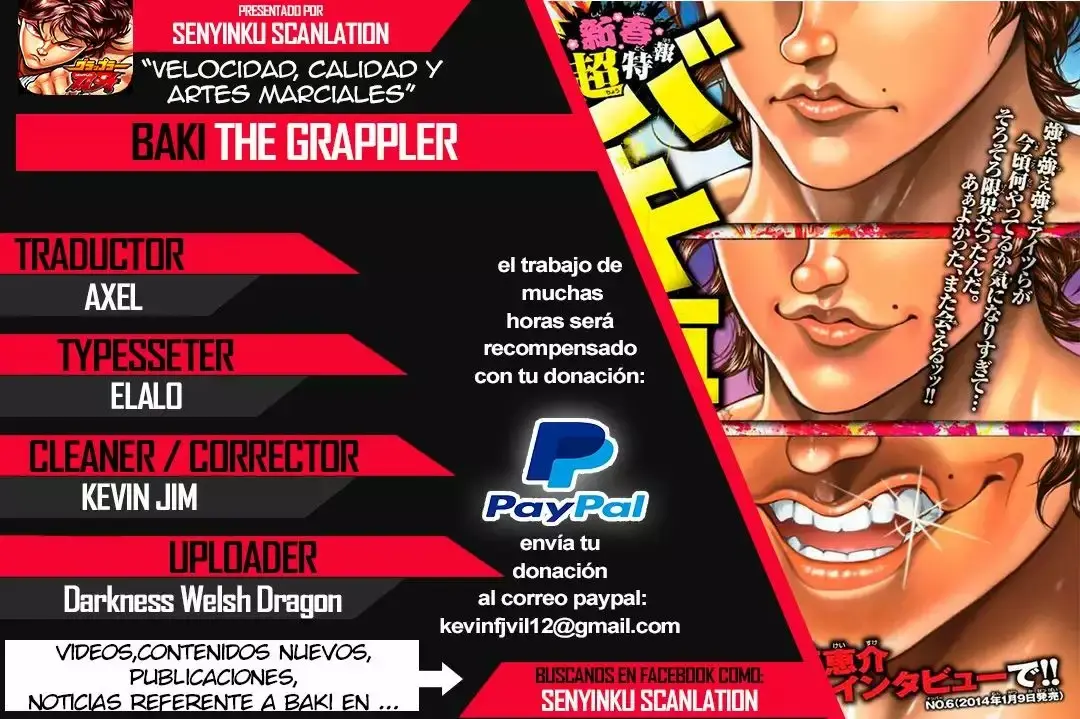 Grappler Baki capítulo 142, página 22