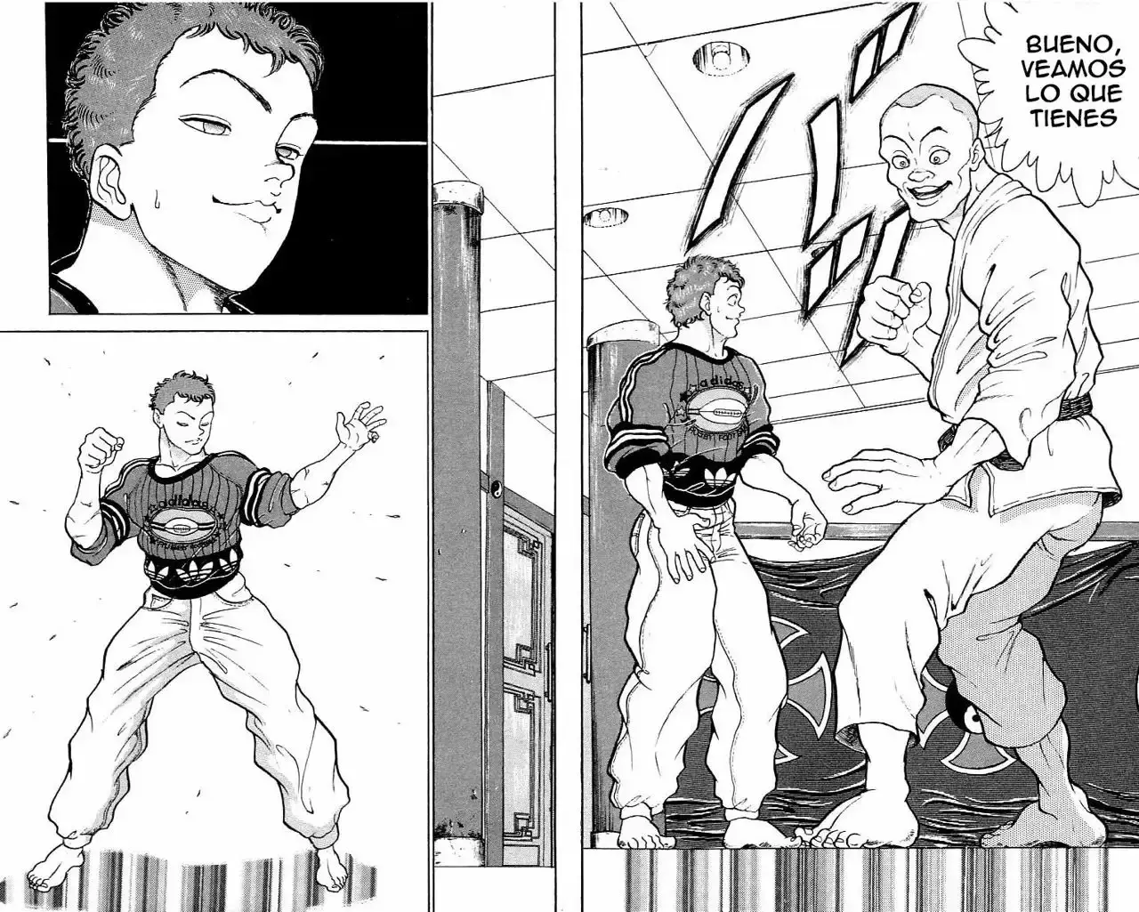 Grappler Baki capítulo 156, página 16