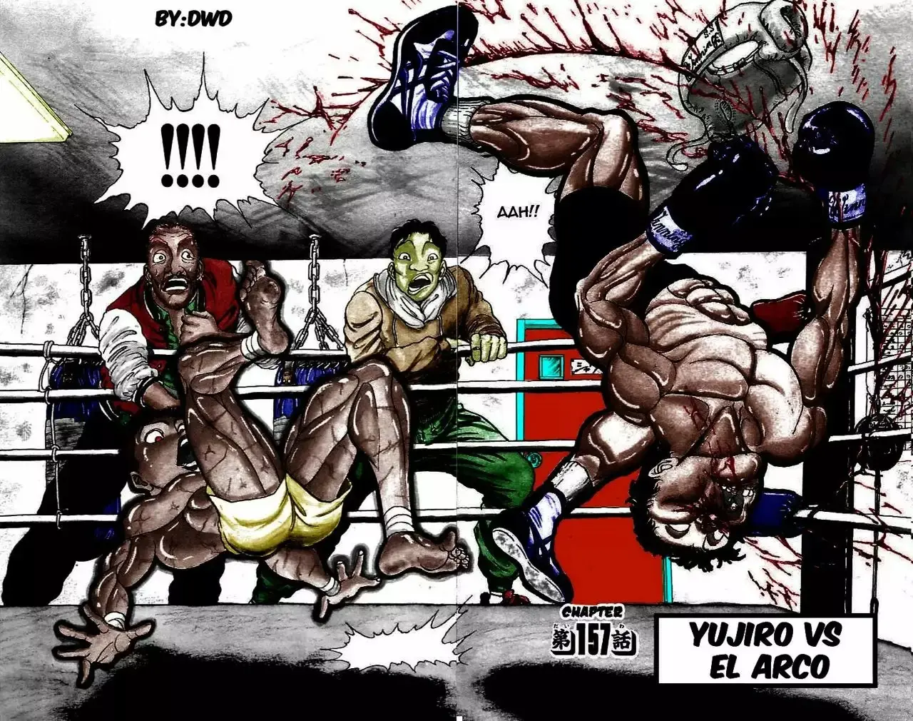 Grappler Baki capítulo 157, página 2
