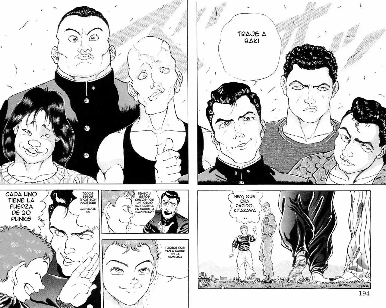 Grappler Baki capítulo 161, página 15